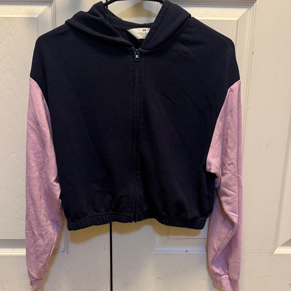 h&m cropped hoodie